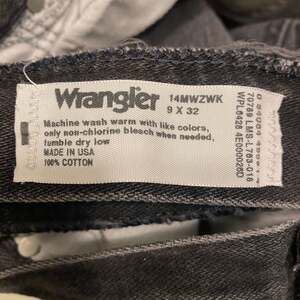 Wrangler Black Jeans Size 44x32
